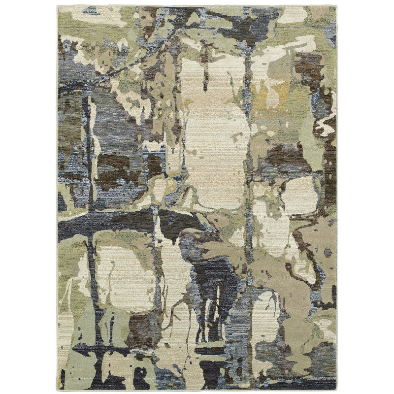 Oriental Weavers Indoor Area Rug Evolution Blue Grey 8'6" x 11'7" E8027A260370ST